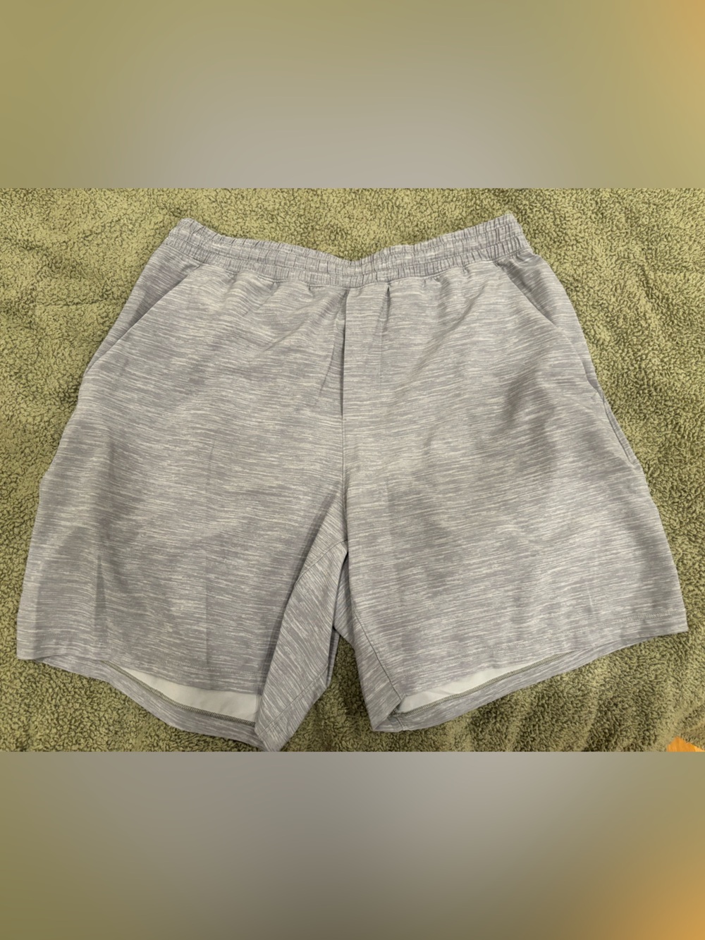 lululemon unlined 7 inch inseam elastic waist Pace Breaker Short running workout